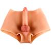 Cross-dressing Gerçekçi Dokuda Giyilebilir Yapay Penis Realistik Strap-on Dildo