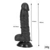 DANA Dildo Gerçekçi Et Dokusunda Realistik Zenci Penis 19 CM