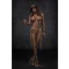 Sens Girls Tiffany TPE-Skeleton Full Body Tam Realistik Zenci Manken