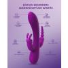 TURBO VIBE Şarjlı Klitoris Anal Vajinal Uyarıcı 3 in 1 Rabbit Vibratör