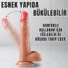 UNIQUE Realistik Dokuda Damarlı Dildo Vantuzlu Gerçekçi Yapay Penis 20 CM