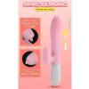 V10 - Şarjlı Akıllı Isıtmalı İleri Geri ve Dil Hareketli G-Spot ve Klitoris Uyarıcı 2 in 1 Yapay Penis Rabbit Vibratör